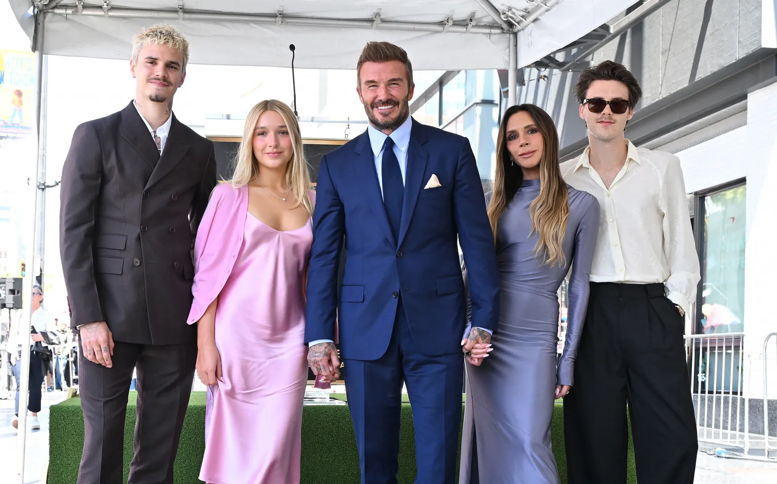 Harper and Victoria Beckham Tap Summer’s Hottest Nail Trend for Mother-Daughter Manis