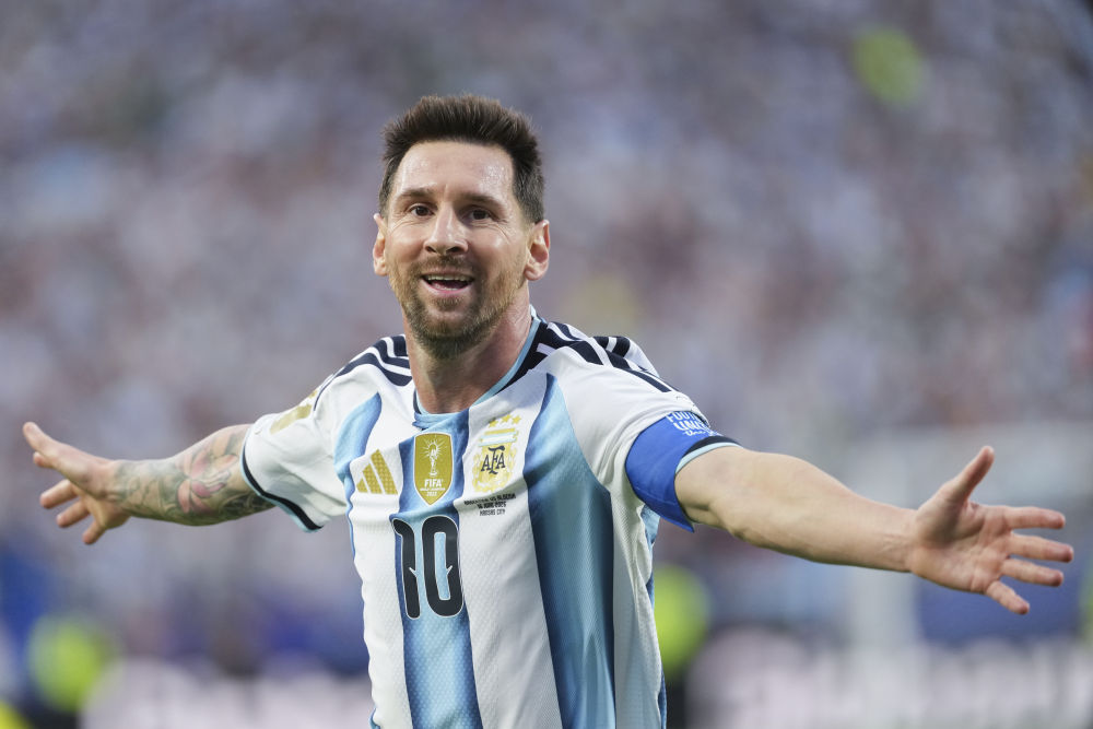 Messi Marks 20 Years at the World Cup With Hat-Trick in Argentina Opener