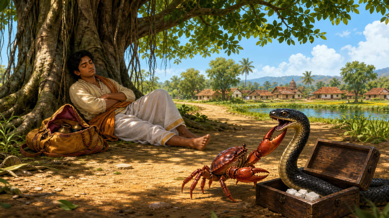 The Brahmin and the Crab