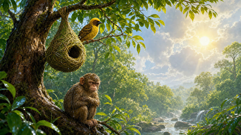 The Weaverbird and the Storm Monkey