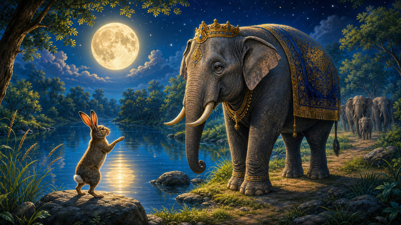 The Hare Who Spoke for the Moon
