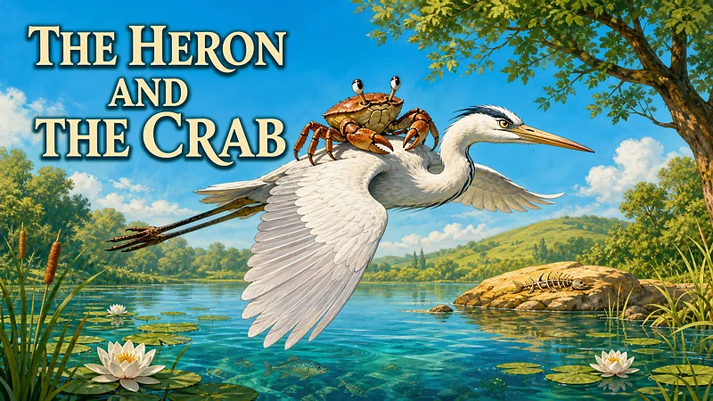 The Heron and the Crab