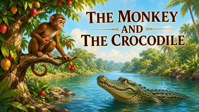 The Monkey and the Crocodile