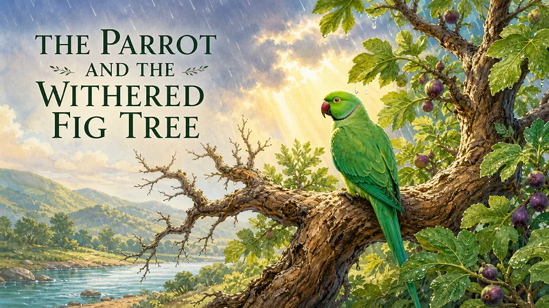 The Parrot and the Withered Fig Tree