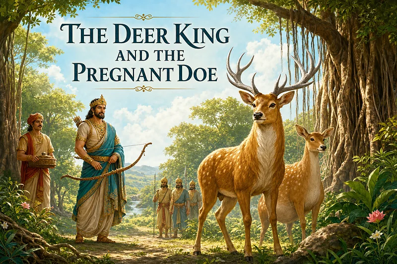 The Deer King and the Pregnant Doe