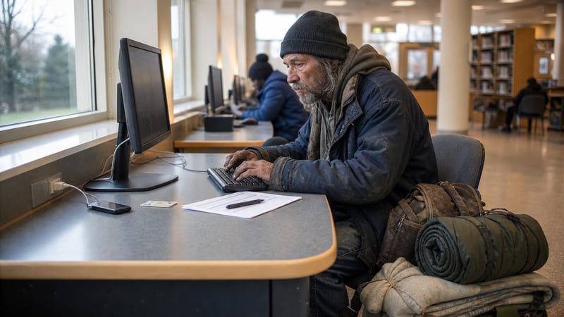Can Homeless People Work Without a Permanent Address?