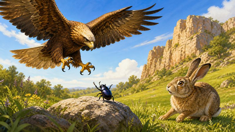 The Eagle and the Beetle
