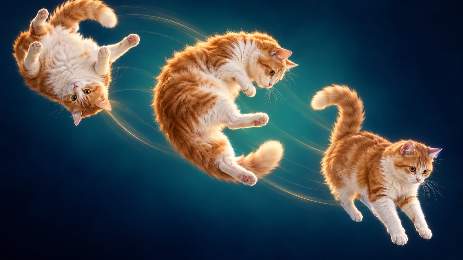 Why Do Cats Usually Land on Their Feet?